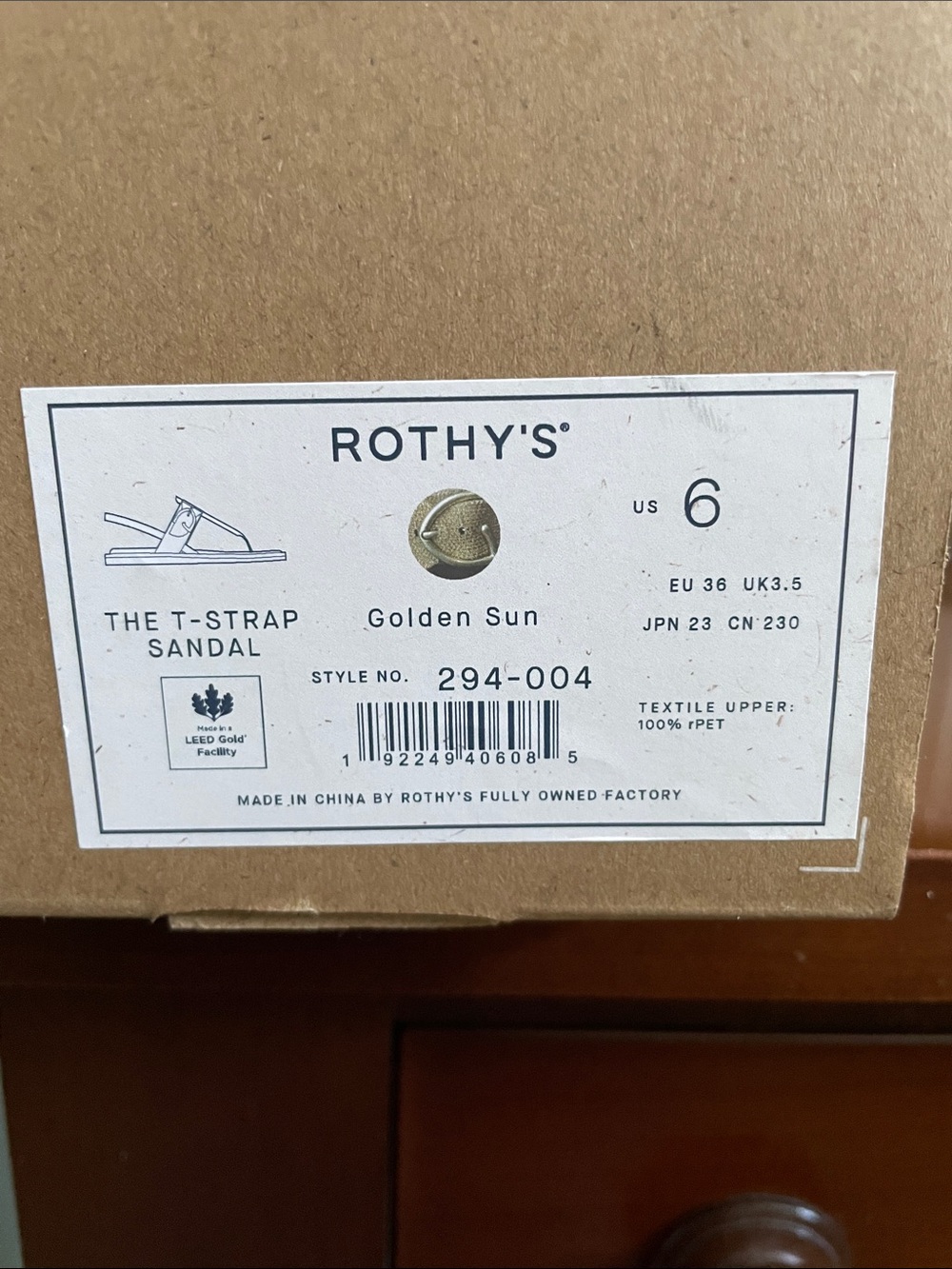 New in Box! Rothy’s T-Strap sandal - Picture 2 of 5